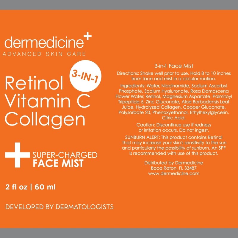 3 in 1 Super Charged Anti-Aging Face Mist with Retinol