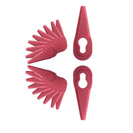 FANZTOOL Replacement Blade Set Grass Trimmer Accessories Grass Trimmer Blade for FANZTOOL 20 V Grass Trimmer 20 Pieces (Straight)