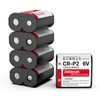 TQTHL (5-Pack) CR-P2 Batteries, 6V 2000mAh Lithium Photo Battery 223A,