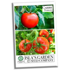 "The Caribe" Caribbean Tomato Seeds for Planting, 100+ Heirloom Seeds Per Packet, (Isla's Garden Seeds), Non GMO Seeds, Botanical Name: Solanum lycopersicum, Great Home Garden Gift