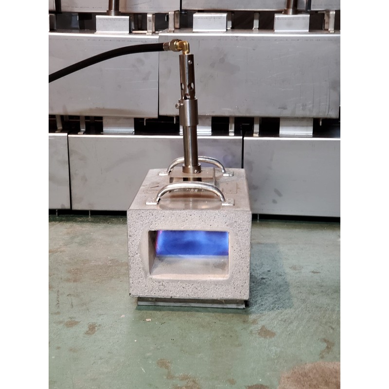 GOEDE G-2-90 Stainless Steel Forge/Foundry Burner with Regulator and Gauge