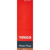 TIMCO Plastic Plug - Brown - Box of 100