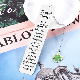 Stocking Stuffers for Turtle Lovers Teen 12-16, Sea Turtle Gifts for Women, Cute Bookmark, Turtles Gift for Turtle Lovers, Travel Turtles Gift, White Elephant Gifts Kids