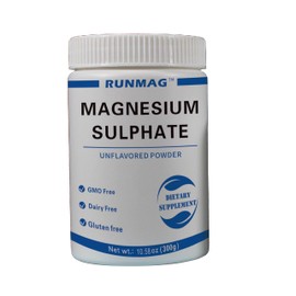 Pure Magnesium Sulphate Food Grade Powder, 300g per Bottle