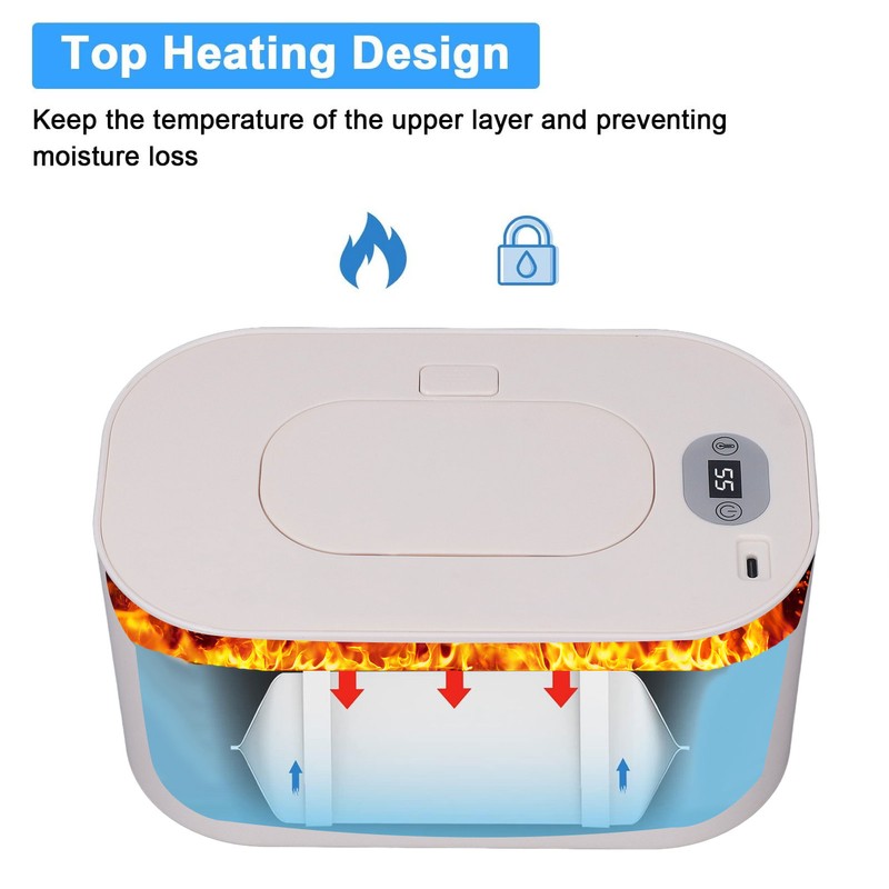 Baby Wipe Warmer Rapid Heating Constant Temperature Heating Wet Wipe