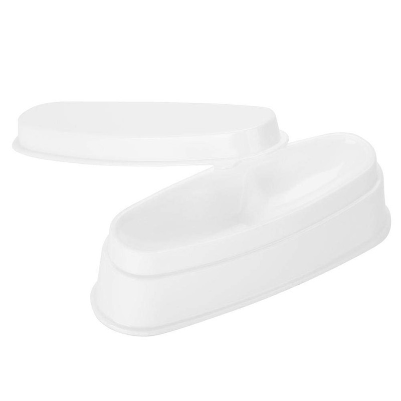 Cimenn Nail Dipping Powder Tray, Portable White Manicure Mould Nail