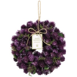 SG Wonder Zone 660-017 Blueberry Wreath, 9.4 inches (24 cm), All Season Wreath, Boxed, Present, Gift