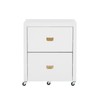 Linon Peggy File Cabinet White