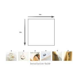 Enartly Bathroom Wall Art Cute Pig Rose Painting Funny Animal Picture Canvas Prints, Modern Watercolor Artwork Framed for Bedroom Living Room Kitchen Dinning Room Home Office Wall Decor, 14"x14"