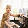 Skidwedy Sheet Music Folder, 60 Pages Capacity, Black, Writable &