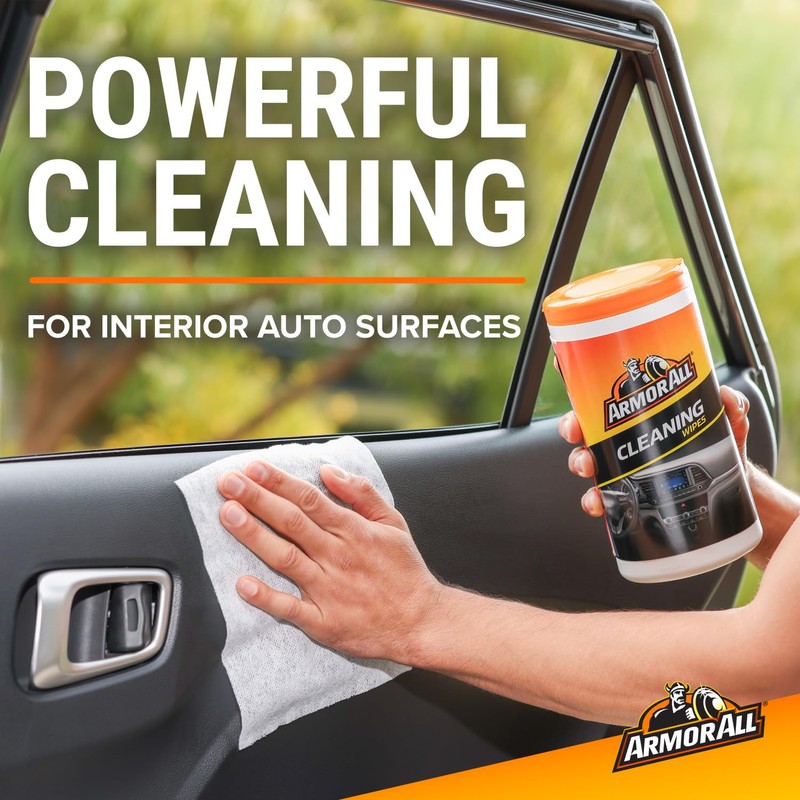 Armor All Car Cleaning Wipes , Wipes for Car Interior