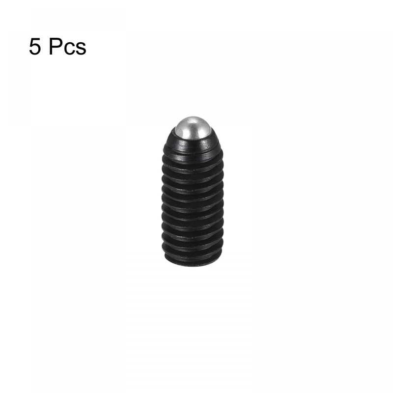 sourcing map Ball Point Set Screws, 5pcs M4 x 10mm