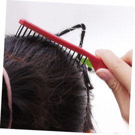 Ipetboom 10pcs Red Static Folding Comb for Hair Portable Travel Hair Tools Compact Design for Easy Carrying for Daily Use and Salon Styling