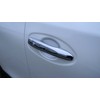 Gloss White Auto Accessory Door Handle Trim Molding Scratch Cover