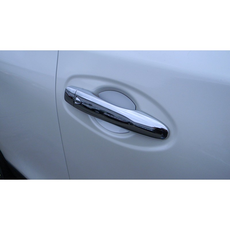 Gloss White Auto Accessory Door Handle Trim Molding Scratch Cover