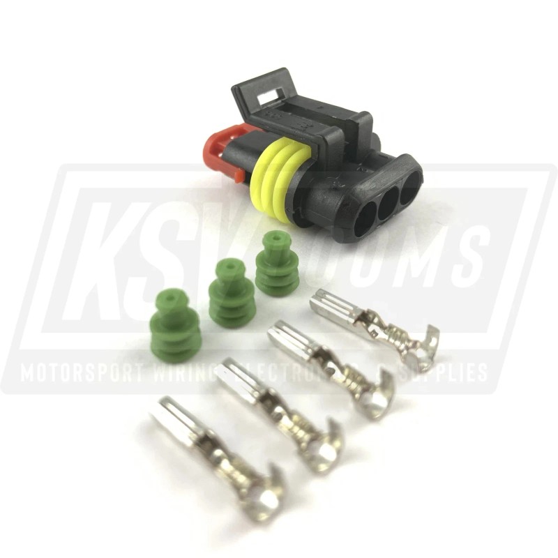 BorgWarner 3-Way Connector Kit for Borg Warner Turbo Speed Sensor