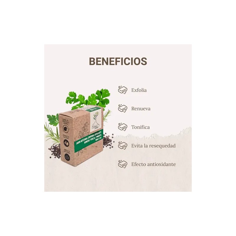 3 Pack Jabón Artesanal Corporal Cuidado Natural Vegano 100 G