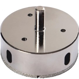 Drilax 3-1/8" Diamond Hole Saw for Tile, Porcelain, Ceramic, Glass, Marble & Granite | Precision Wet Drilling Core Bit | Perfect for Faucets, Pipes & Drain Holes | Professional Grade Tile Cutter
