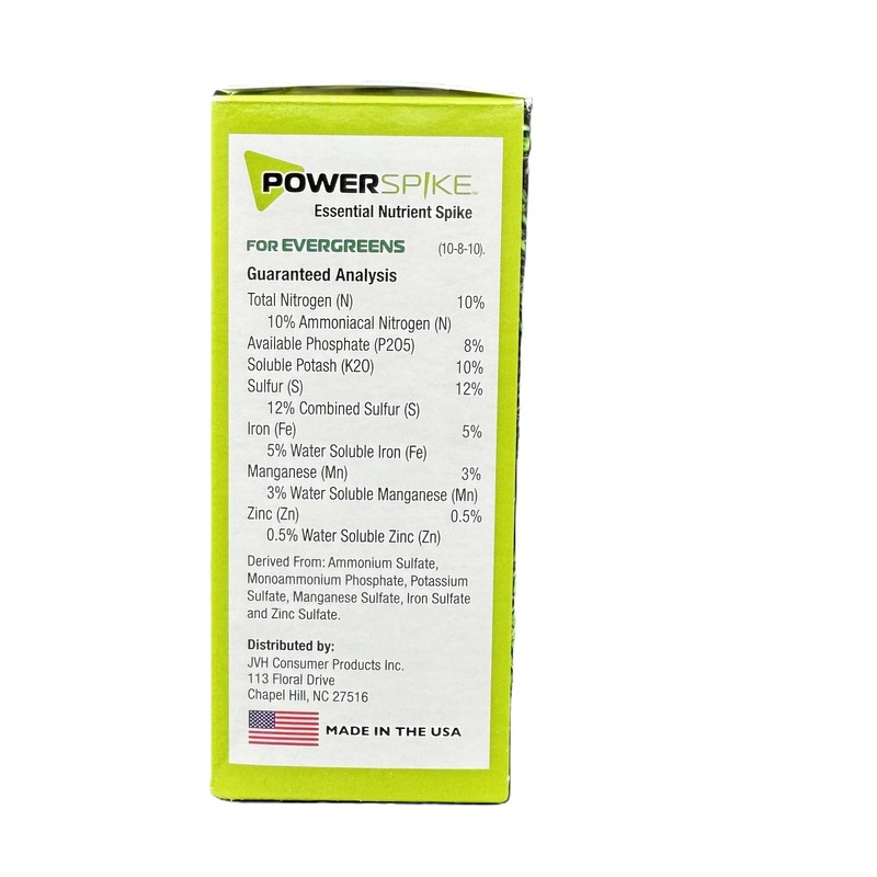 Power Spike for EVERGREENS, Fertilizer Spike. Essential Nutrient Spike Fortified