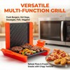 MACONEE Microwave Sandwich Maker & Panini Press - Non-Stick Microwave