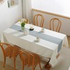JIALE Tablecloths for Rectangle Tables,Cotton Linen Table Cloth Waterproof Tablecloth