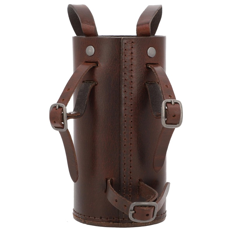 Gusti Connie Leather Bottle Holder for Bicycle Handlebar Drink Holder
