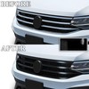 BOGAR TECH DESIGNS Front Chrome Delete Overlay Compatible with Volkswagen