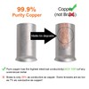 20PCS 1/0 0 Gauge Wire Ferrules Copper Pin Cord Ferrules