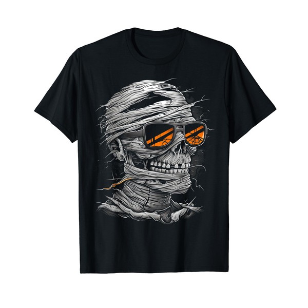 Mummy Costume Halloween Graphic Art Mummy T-Shirt