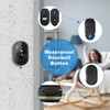 LIOTOIN Wireless Door Bell Waterproof Induction Doorbell, No Contact Required,Doorbell