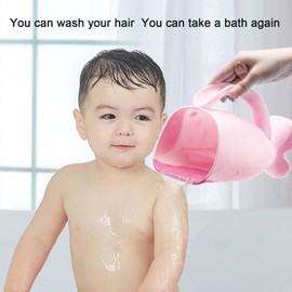 Shampoo Rinse Cup for Kids - Baby Bath Waterfall Rinser Kids Shampoo Rinse Cup Bath Shower Washing Head | Baby Shampoo Rinser Kid Wash Hair Bathing Flusher for Baby