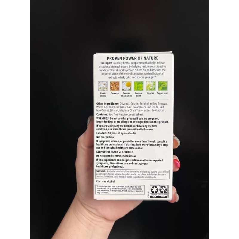 Bayer Iberogast Dual Action Digestive Relief 30 softgel Exp 10/25