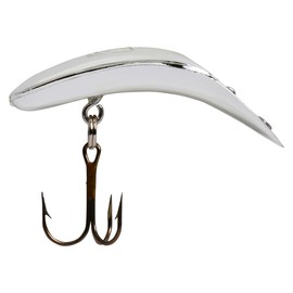 Yakima Bait Flatfish F-5 High Action Plug, 1 3/4-Inch, Metallic Silver