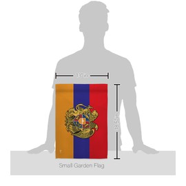 Armenian Flag Armenian Garden Flag Regional Support Armenia Nationality World Country Home Decor Banner Small Yard Gift, Made in USA
