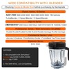 Blender Pitcher 64 oz Low-Profile Container, Compatible with 5200, 750,