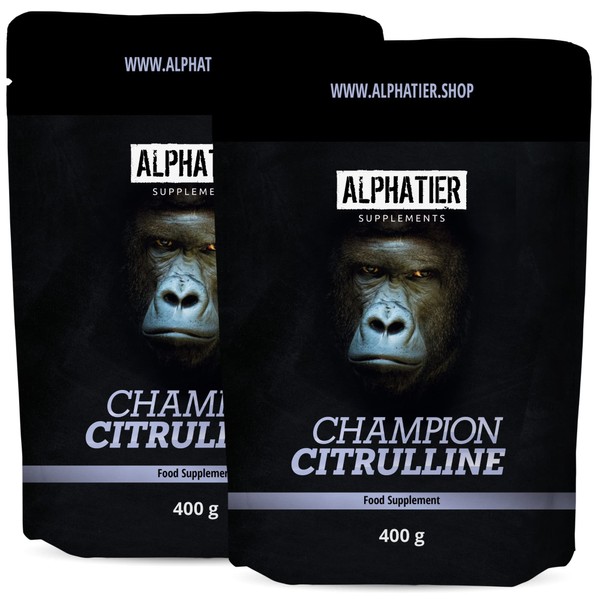 L-CITRULLINE Malate DL 2:1 Powder High Dose - Vegan and 100% Pure - Alpha Champion L-Citrulline Malate Powder - Fitness and Bodybuilding - Premium Quality