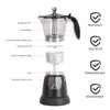 LAOION Cuban Coffee Maker, 6 or 3cup Electric Espresso Coffee