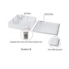 12" x 12" x 3" PVC Plastic Dustproof Waterproof Box