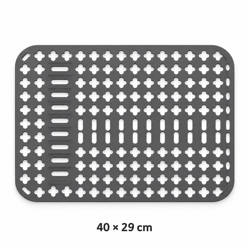 Silicone Sink Protector Mat for Kitchen Sinks – Non-Slip Heat-Resistant