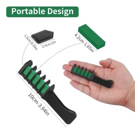 Hair Chalk for Kids Girls Temporary Kids Hair Dye Colour Washable Girls Gifts Ideas for Age 6 7 8-12+Easter Gifts for Girls Kids Birthday St. Patrick's Day Children's Day Cosplay Party DIY(Green)