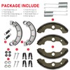 Front & Rear Brake Shoes Kit for Honda Foreman 400