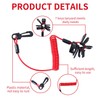 WADY Universal Boat Safety Lanyard Kill Switch Cord with 7