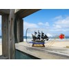 SAILINGSTORY Pirate Ship in a Bottle Ship Model Black Pearl