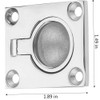 RongLeDAI 2 Pack Flush Ring Pull Handle Hatch Locker 49