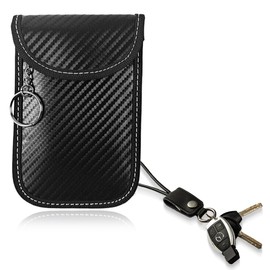 JEYORZY 1 x Keyless Go Protection, Car Key Protection, Keyless Case Bag, Faraday Bag, Remote Key Shielding, Key Protection, Anti-Theft Key Bag, Faraday Key Case