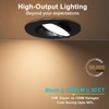 Lightdot 6 Pack 6 Inch LED Gimbal Recessed Lighting, 360°+90°