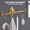 DDBESSIC Bathroom Towel Hook Rack, Bath Robe Hook Toilet Paper