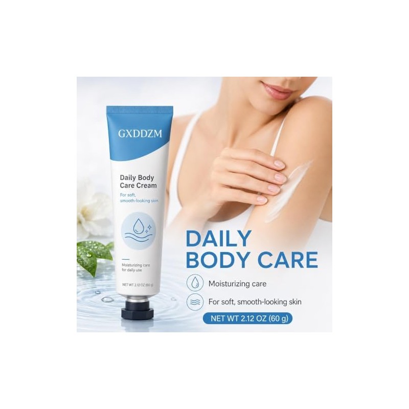 Crema Corporal de Uso Diario, Cuidado Hidratante, 60 g