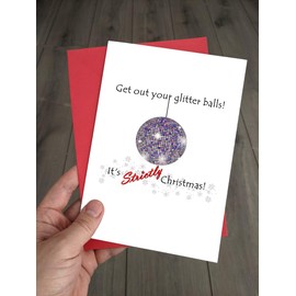 Strictly Come Dancing Christmas Card - Get Out Your Glitter Balls!