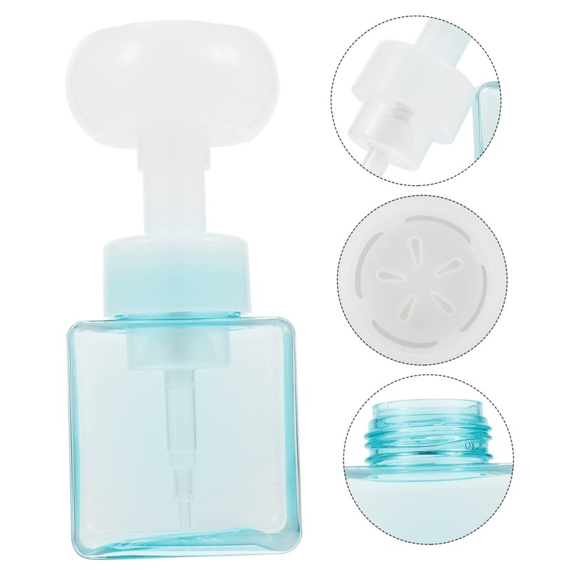 Sosoport Empty Foaming Bottle Dispenser Refillable Travel Soap Container for